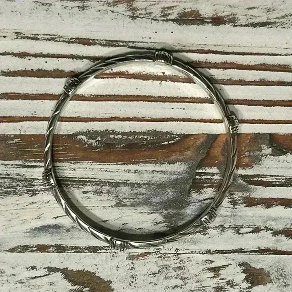 Retired Brighton Sierra Braided Rope Bangle Bracelet Southwestern Casual - Picture 2 of 6